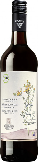 2022 Amolterer Steinhalde Spätburgunder Rotwein Qualitätswein trocken Bio - Jechtinger Weinmanufaktur eG