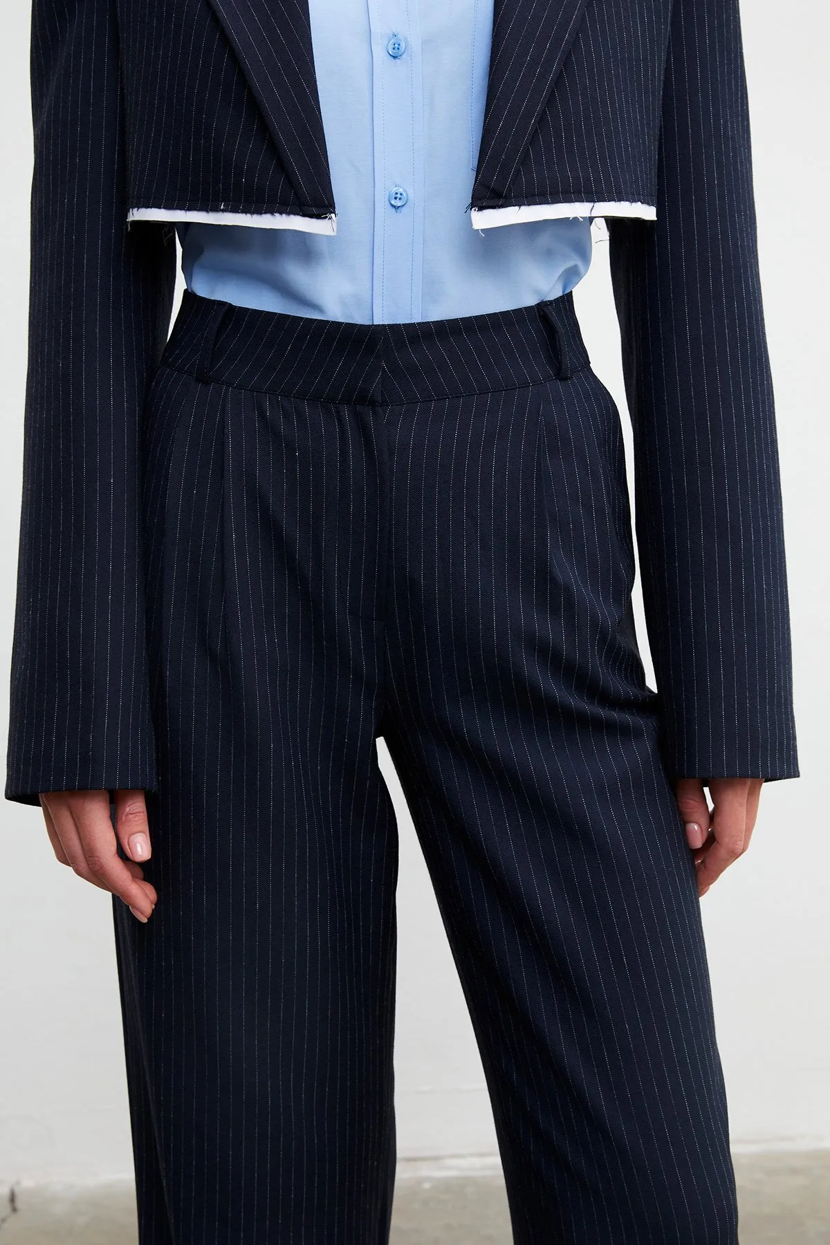VATKALI  Palazzo-Hose mit hohem Bund – Premium-Edition