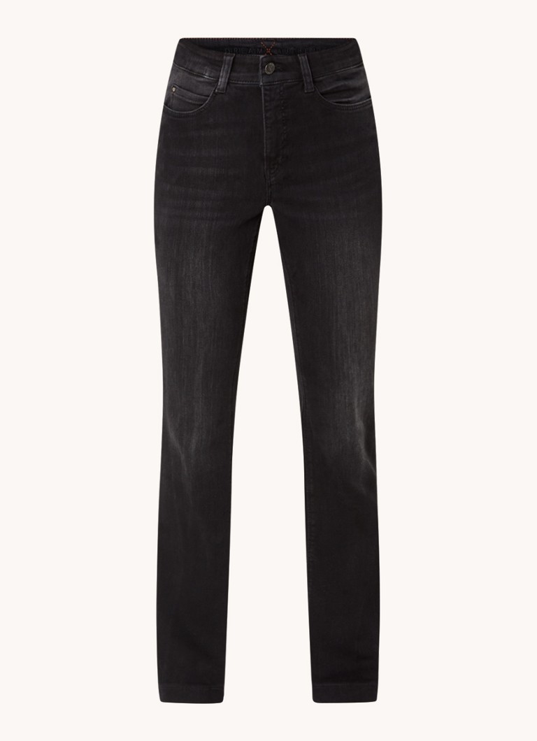 Jeansy MAC Jeans Dream ze średnim stanem i rozszerzanymi nogawkami, wykonane z elastycznego materiału.
