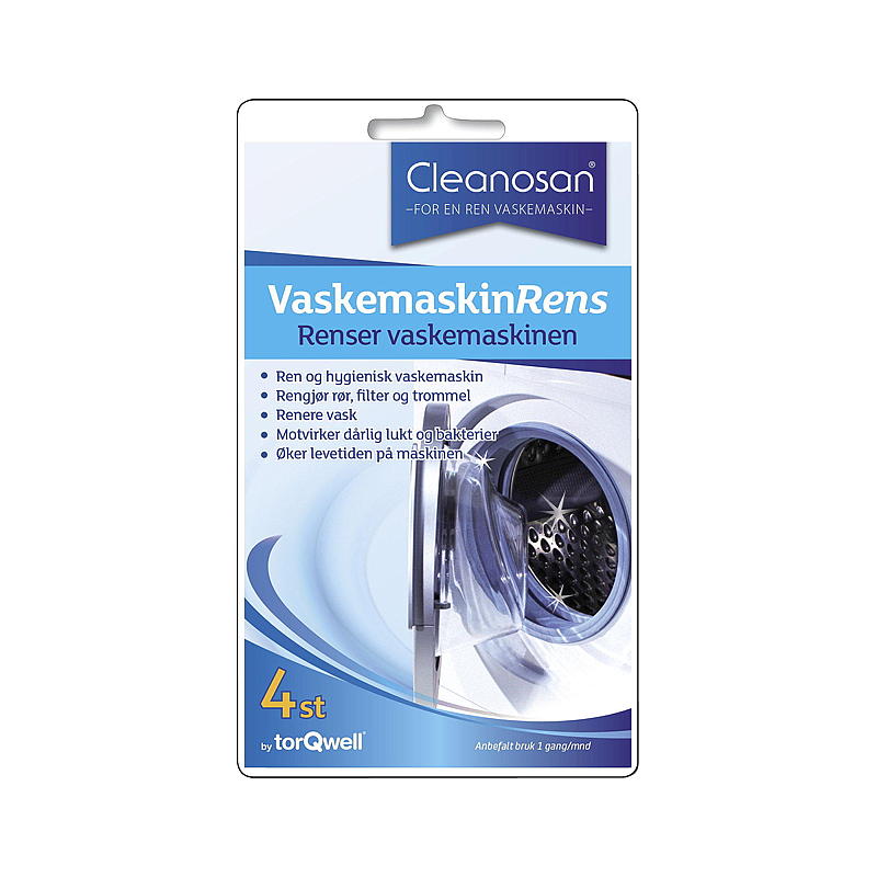 Cleanosan Rensetablett 4-pk vaskemaskin Cleanosan