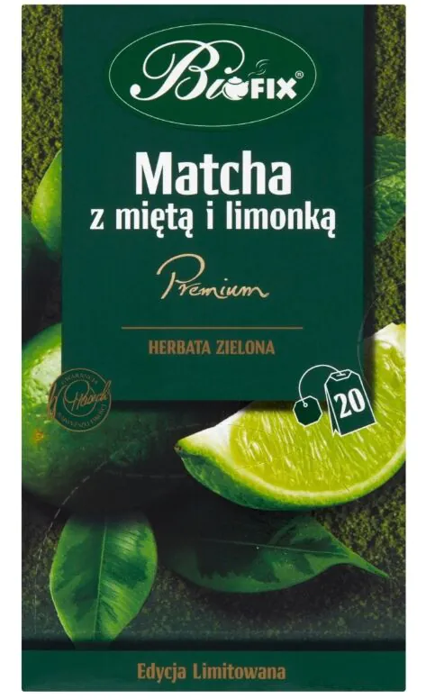 Bifix Matcha arbata su mėtų ir laimo prieskoniais