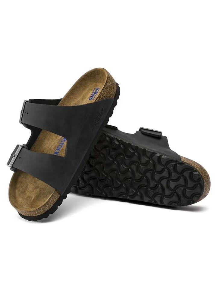 Birkenstock Leder-Pantoletten 