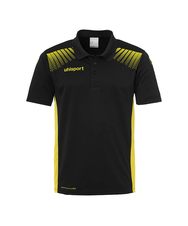 Uhlsport Goal Poloshirt Kids Schwarz Gelb F08