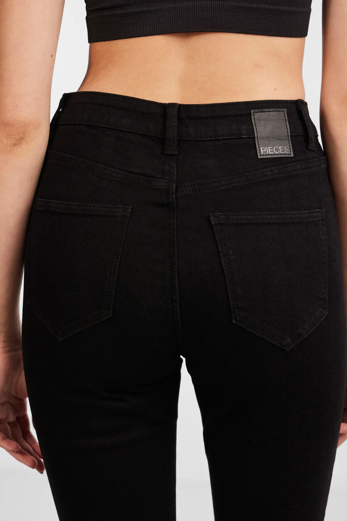 PIECES  Jeans - Schwarz - Skinny