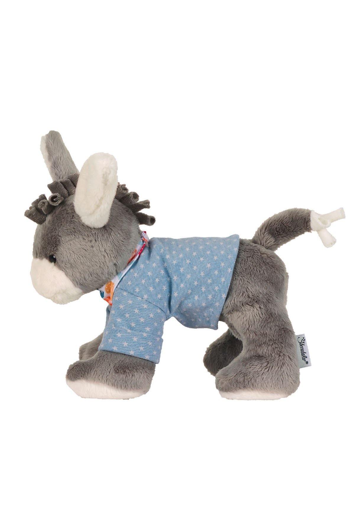 Spieltier Esel Emmi in Hellblau, 20 cm