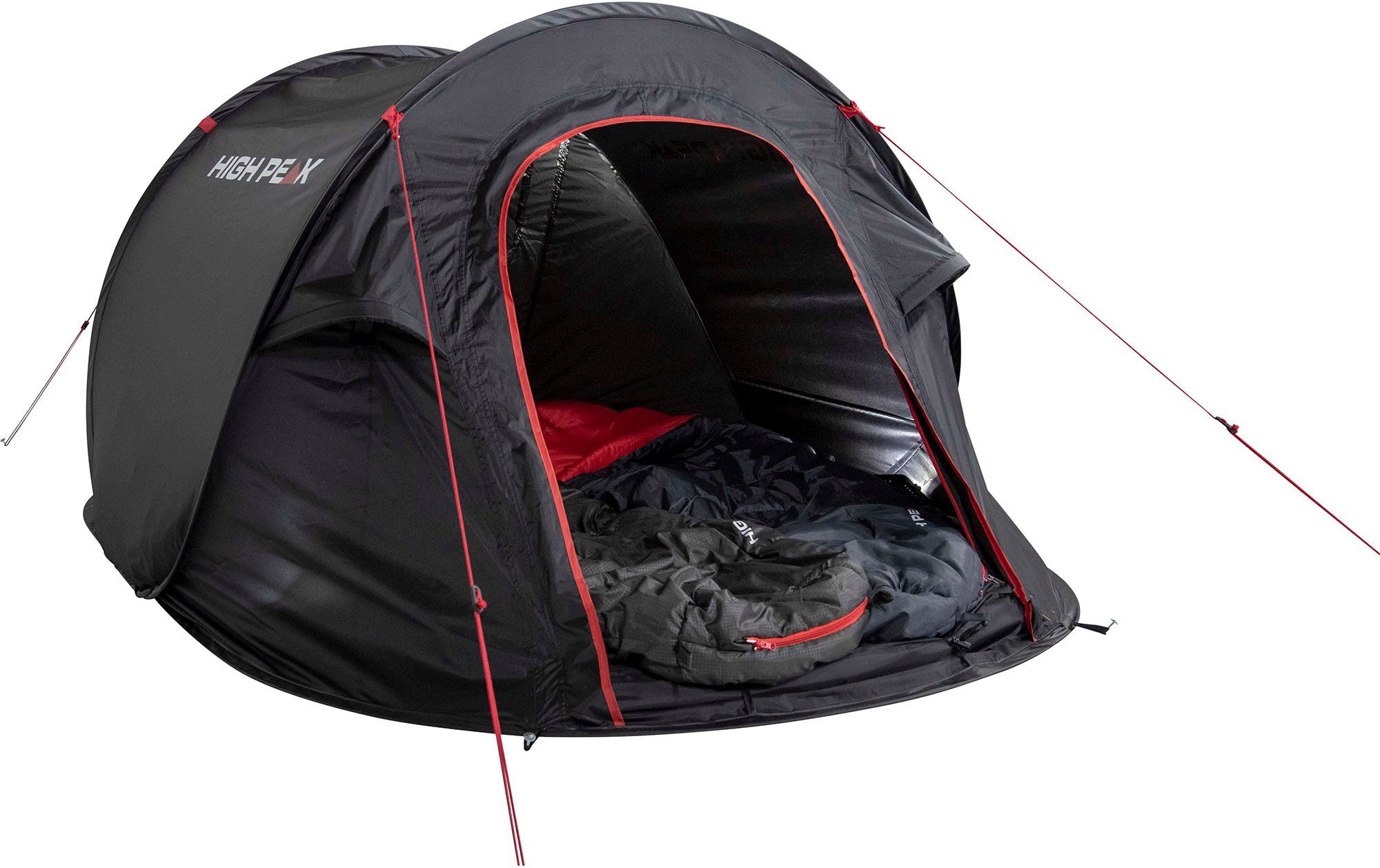 High Peak Wurfzelt Pop up Zelt Vision 3, Personen: 2 (mit Transporttasche)