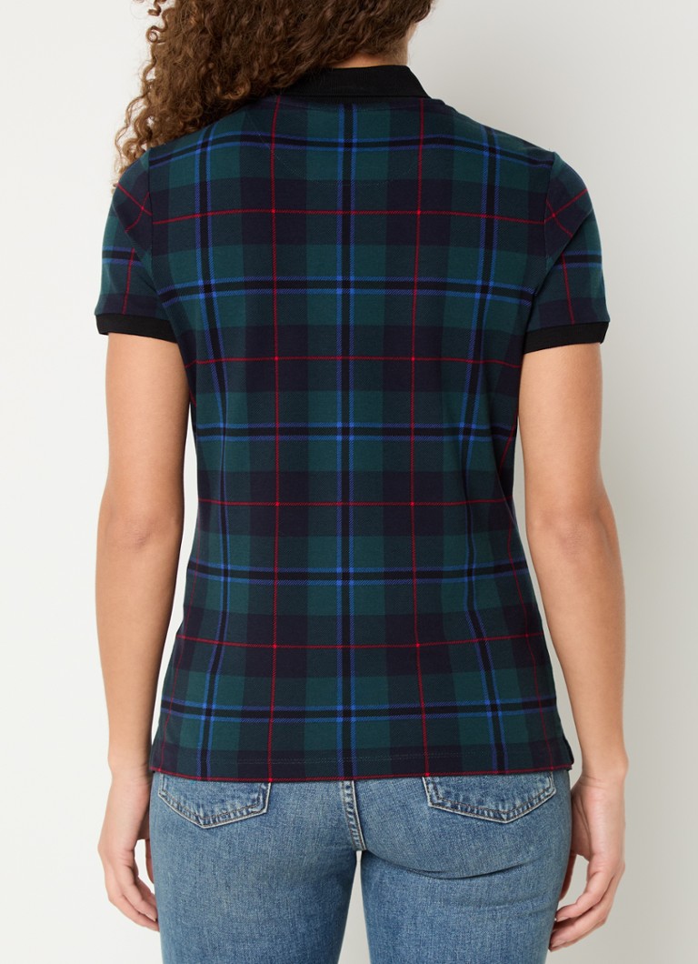 Motivo a quadri e logo ricamato di Polo Ralph Lauren.