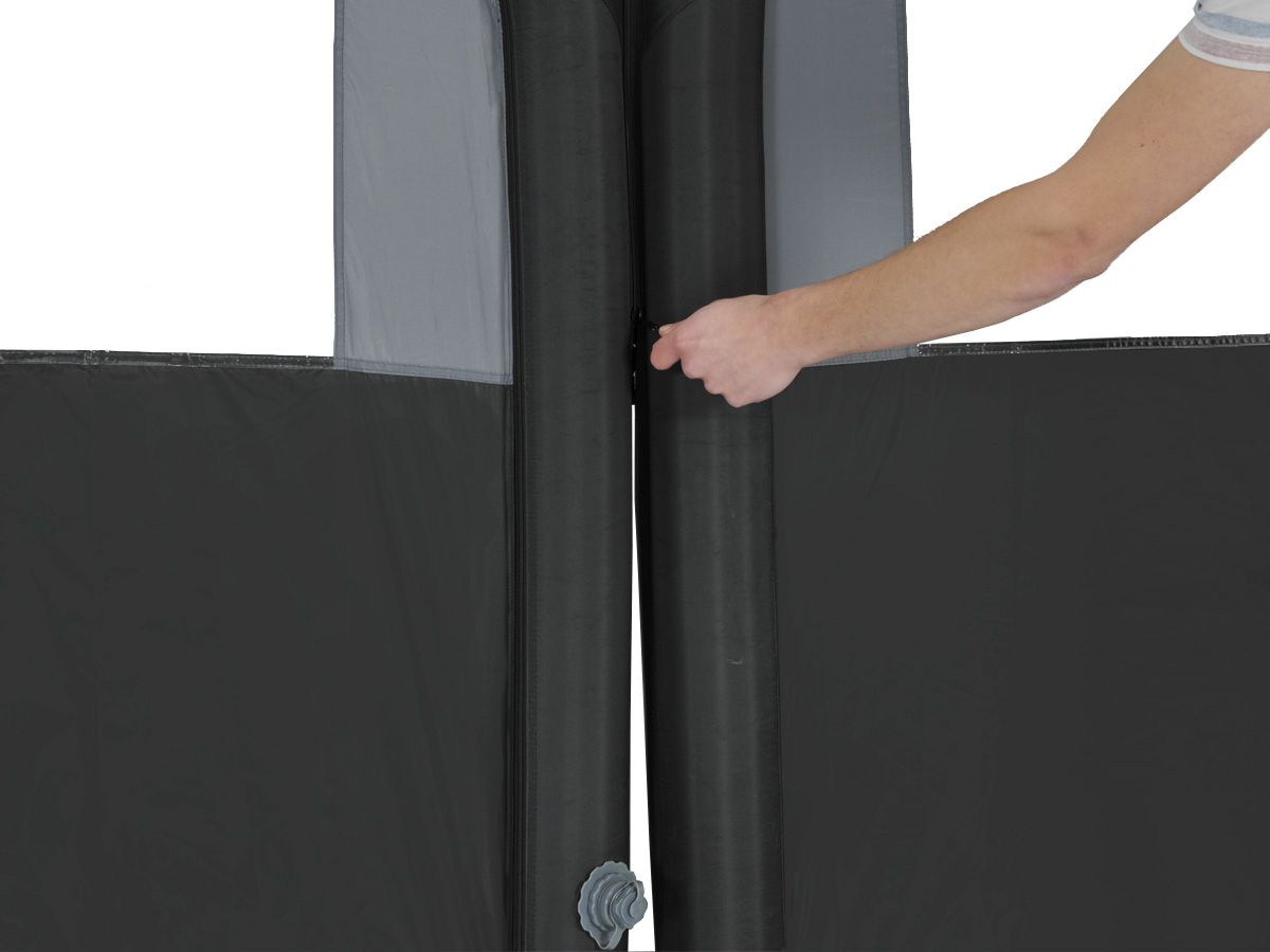 Obelink Zip 240 Easy Air Connectable aufblasbarer Windschutz