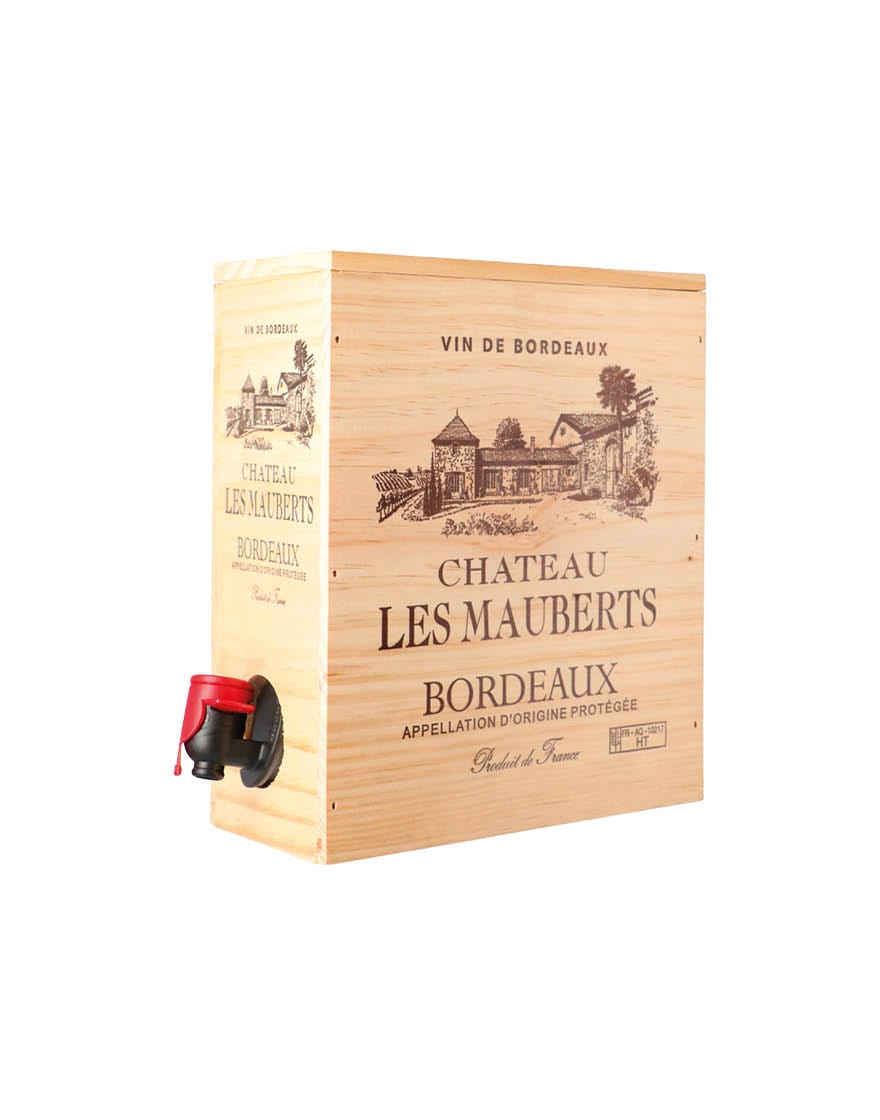 Bordeaux AOP Rouge 2021 Château Les Maurberts 3 ℓ, Bag in Box