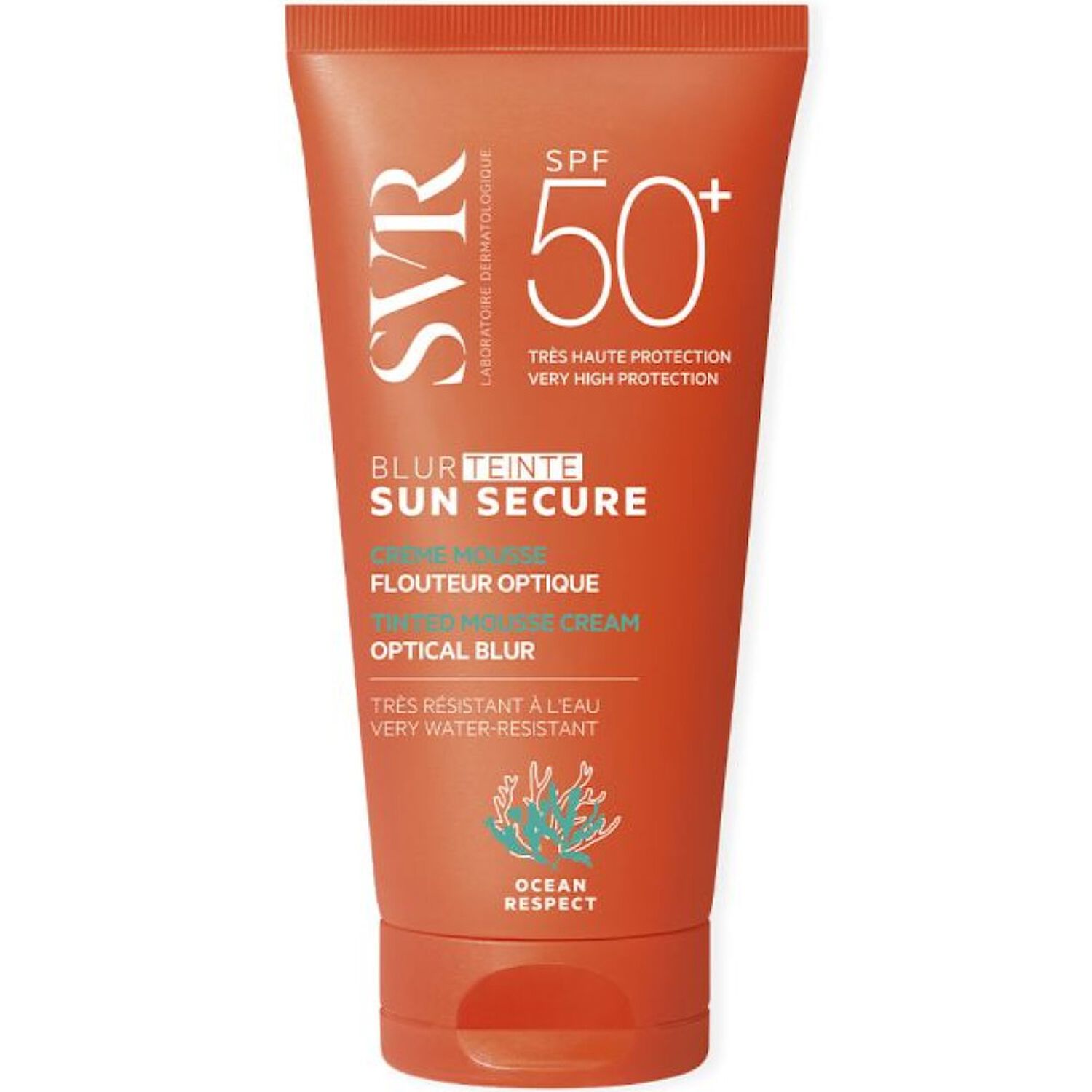 SVR Sun Secure Blur Teinté SPF50+ Crème Mousse Très Haute Protection Solaire 50 ml