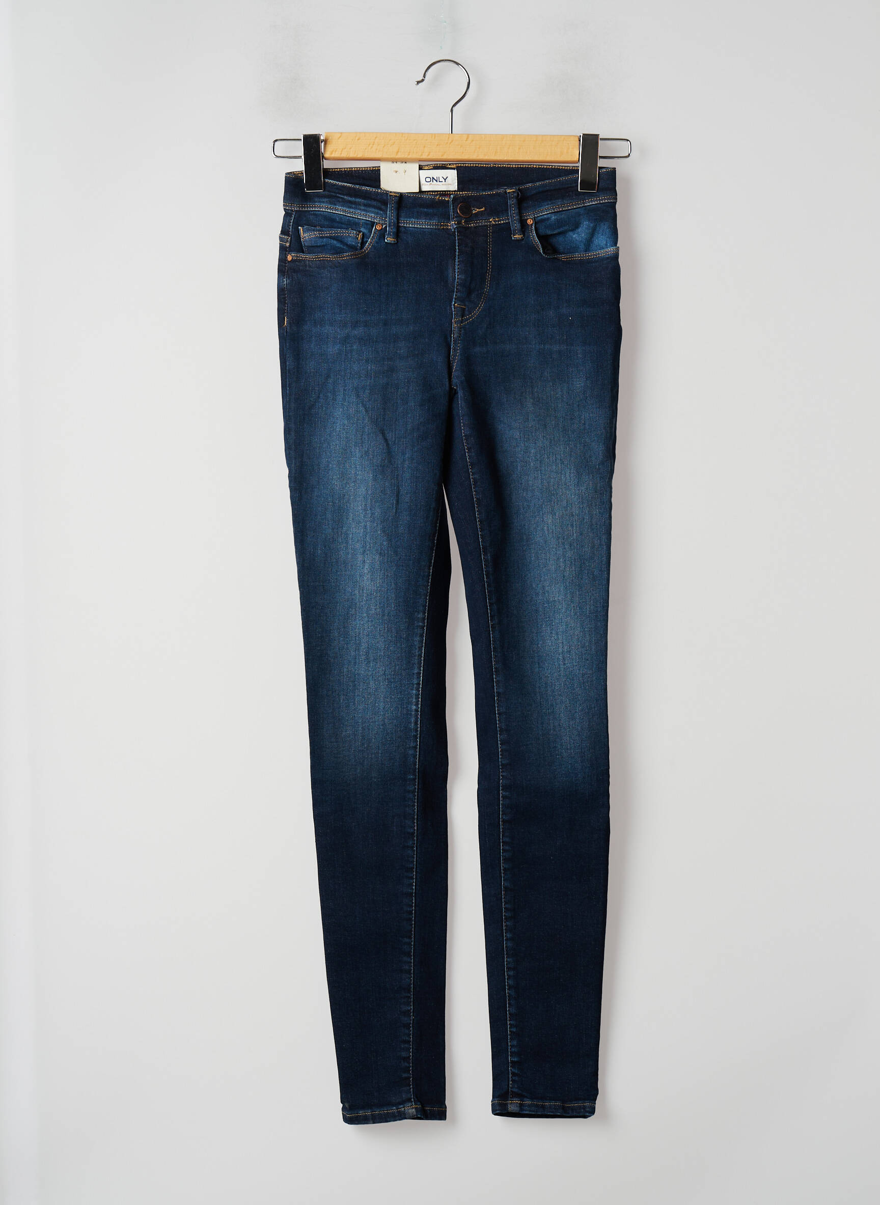 Only Jeans Skinny Femme couleur bleu