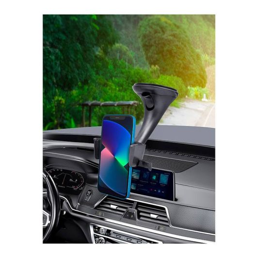 Suport universal H'MC pentru parbriz (auto) cu buton