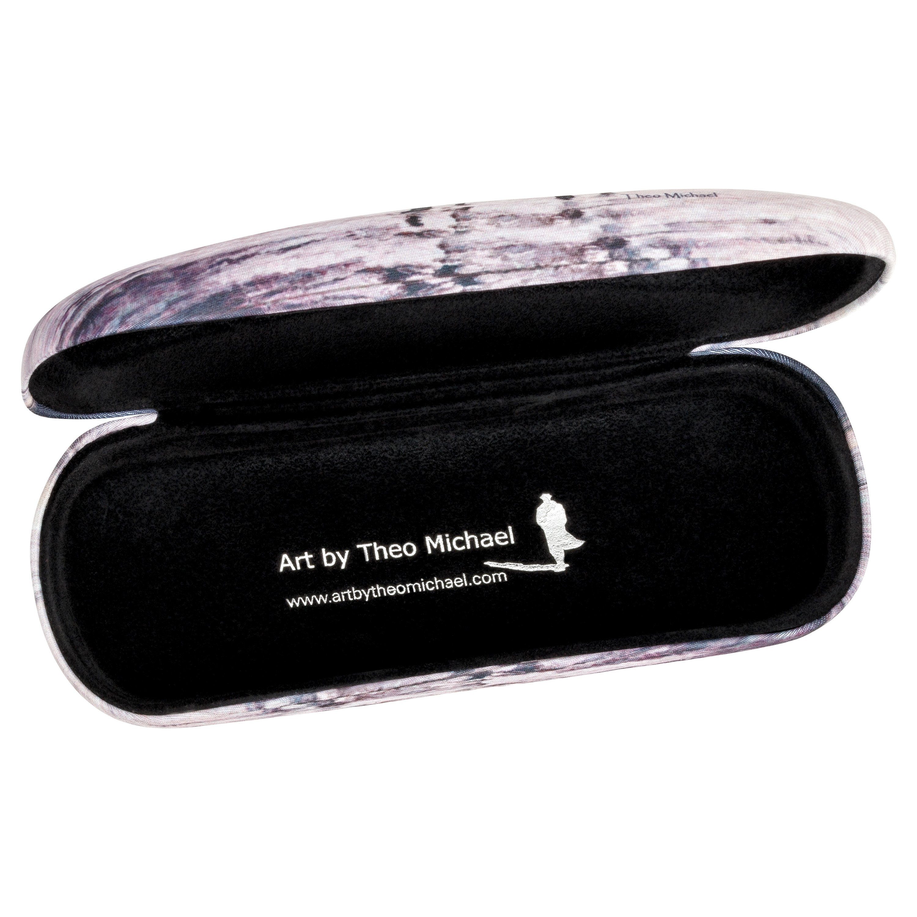 von Lilienfeld Brillenetui Brillenetui Theo Michael: Sirtaki Motiv Kunst Brillenbox, stabiles mit Mikrofaser bezogenes Hardcase