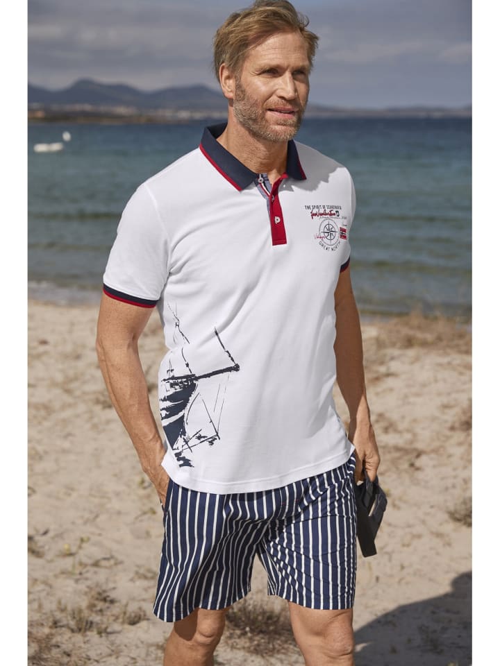 Jan Vanderstorm Poloshirt DILAN in weiß günstig kaufen
