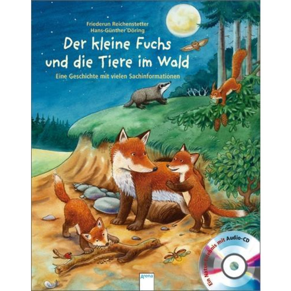 Der kleine Fuchs und die Tiere im Wald - Kinderbuch