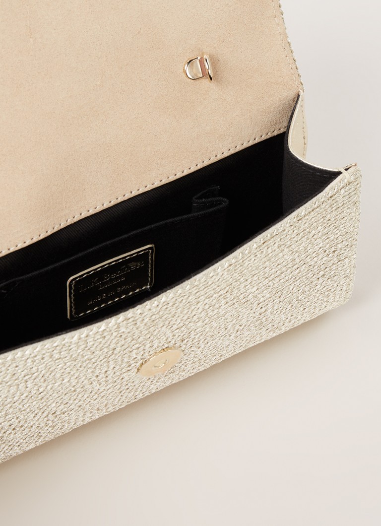 LKBennett Lucia clutch with shiny thread
