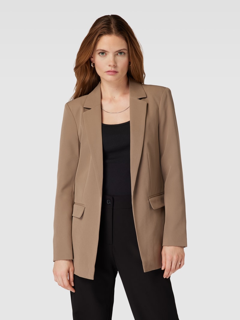 Blazer mit Reverskragen Modell 'BOSSY' in taupe