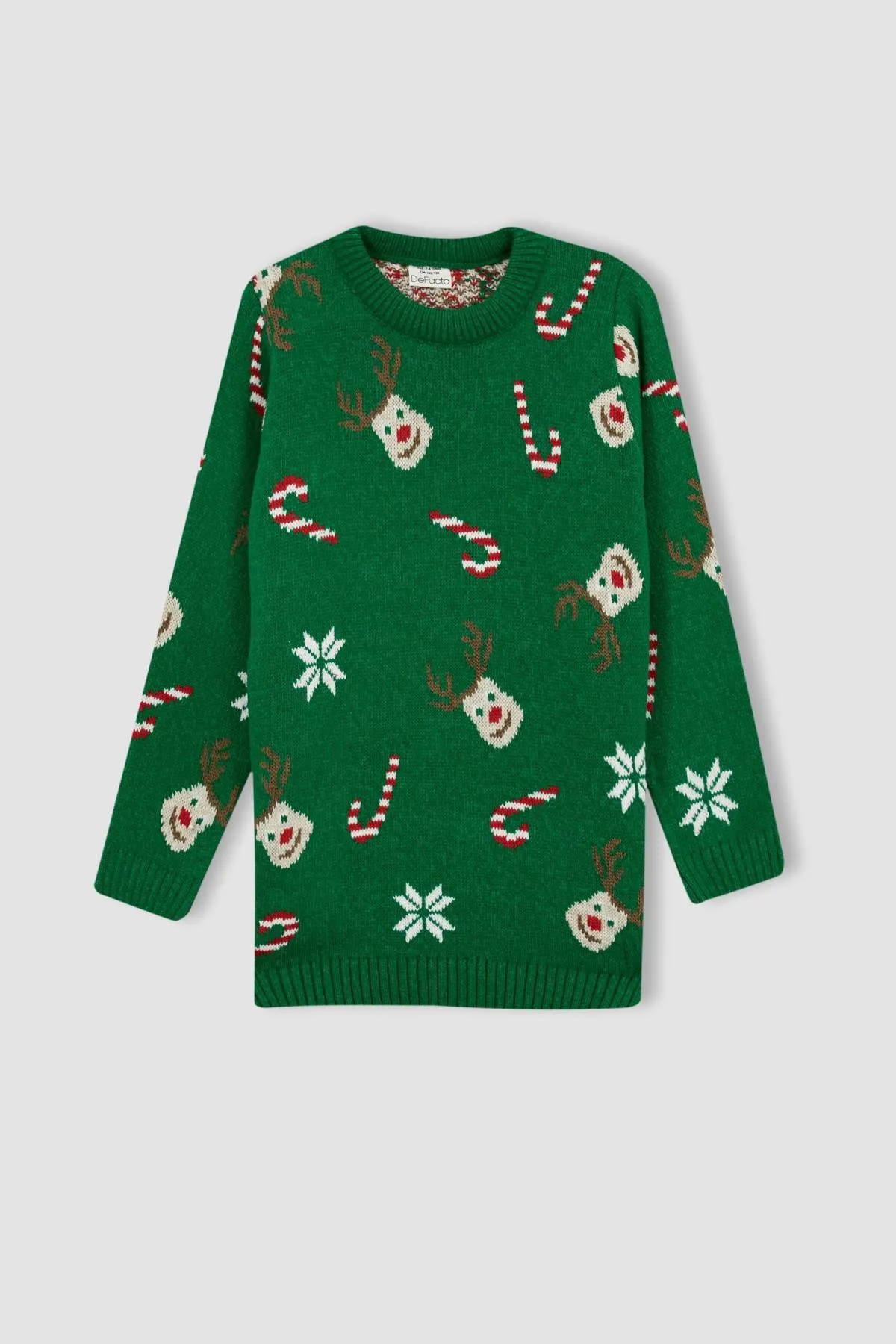 DeFacto  Weihnachtspullover für Jungen mit Rundhalsausschnitt X9735a622cw