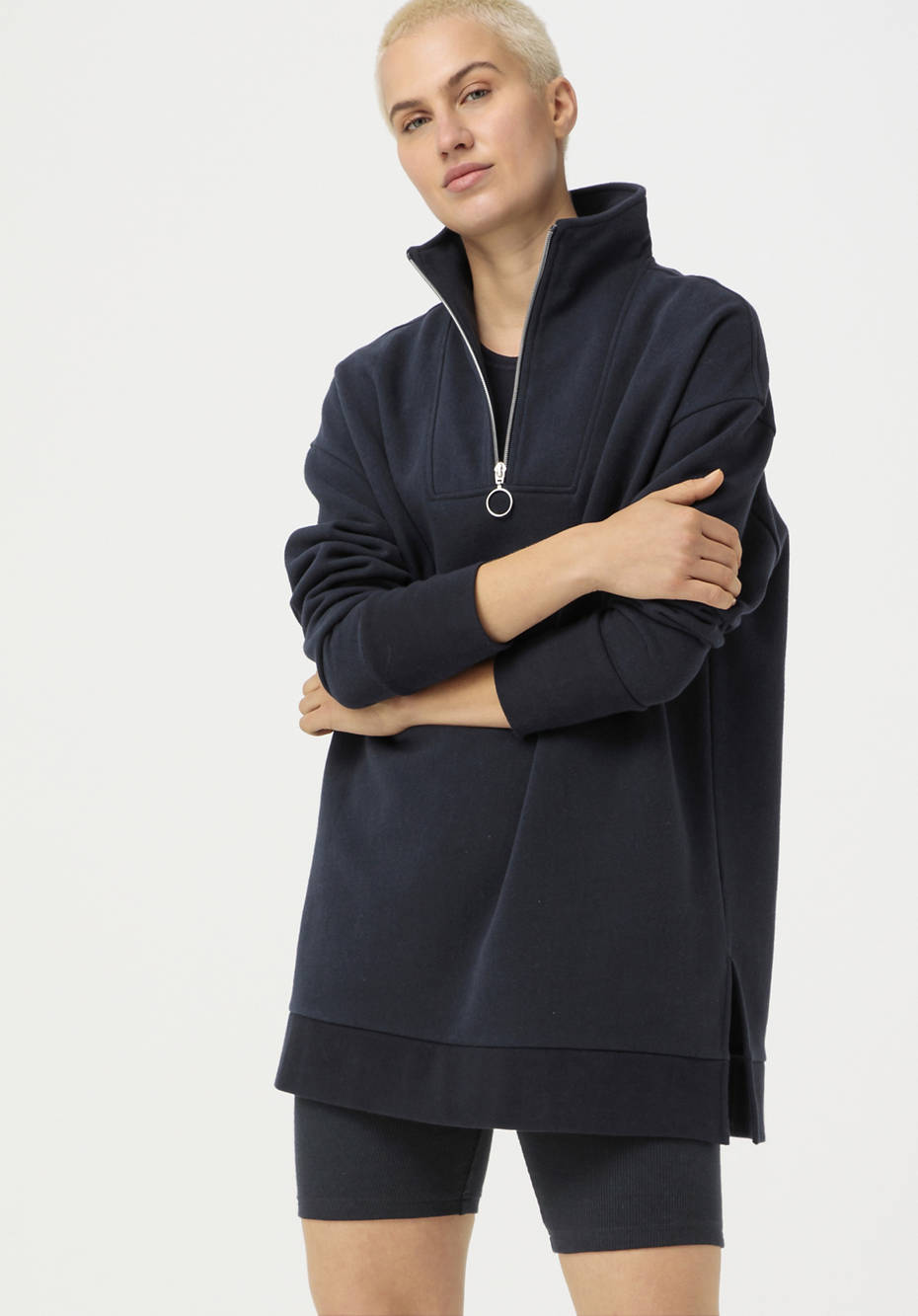 Sweatshirt BetterRecycling aus reiner Bio-Baumwolle