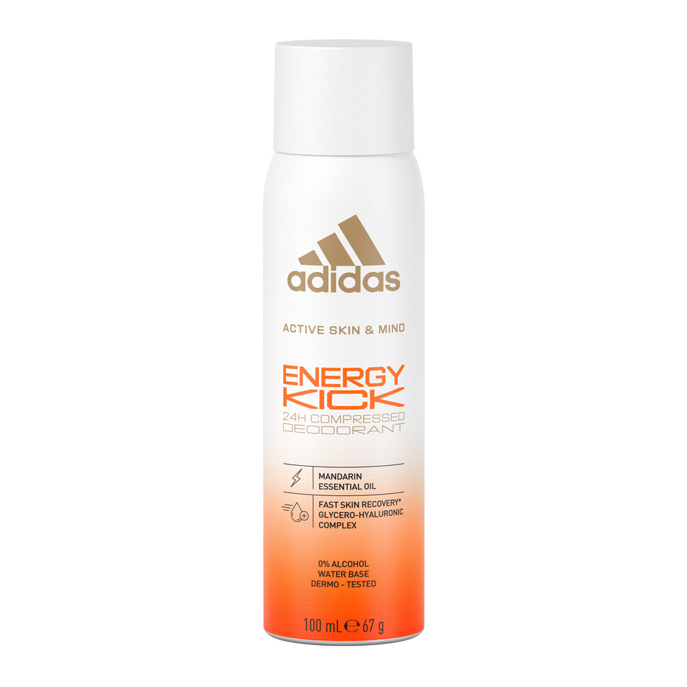 adidas Active Skin & Mind - Déodorant Energy Kick Mixte 100 ML Déodorant