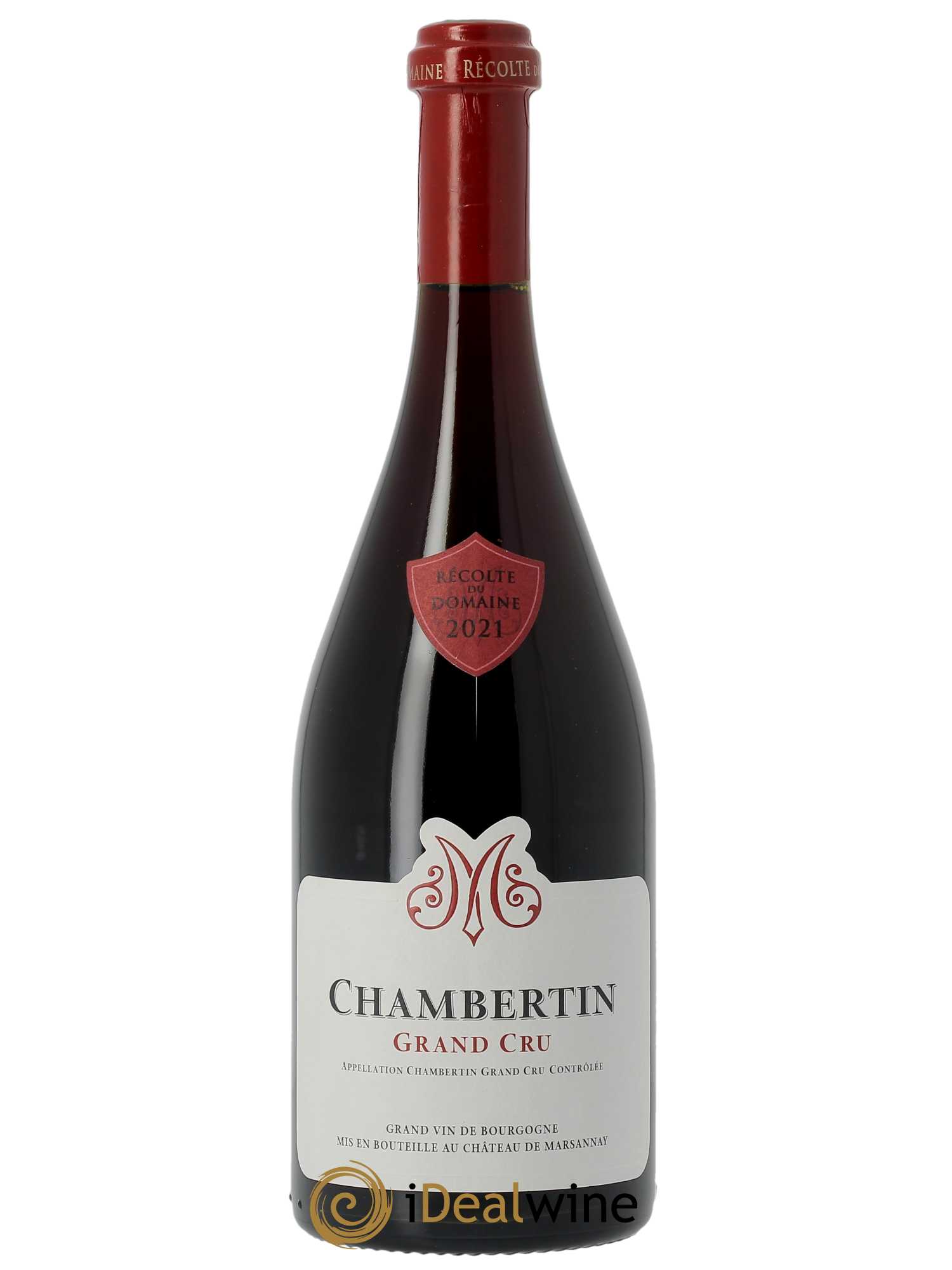 Chambertin Grand Cru Château de Marsannay  2021 - Lot de 1 Bouteille