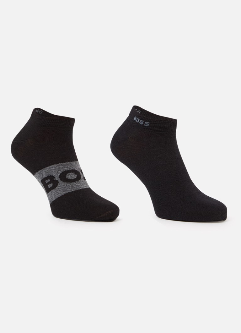 Șosete cu logo HUGO BOSS, set de 2