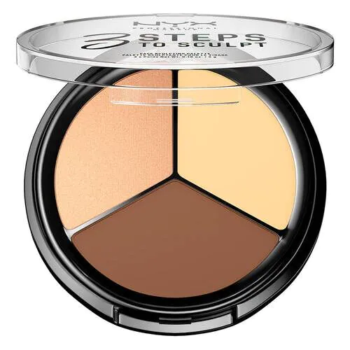 NYX 3 Steps To Sculpt Light Contour Palette