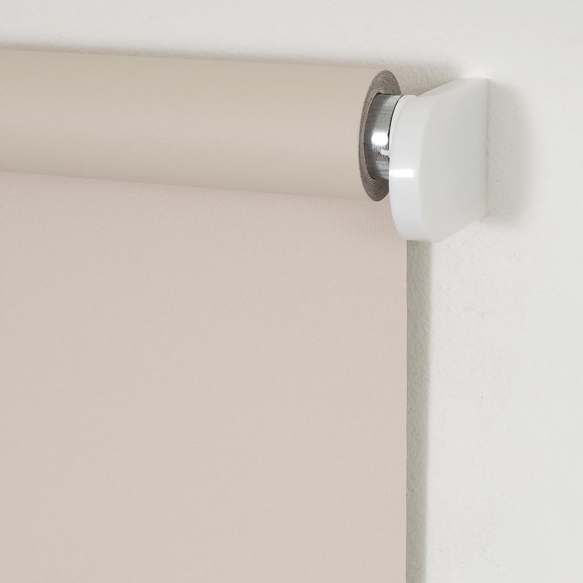 Bella Casa Rollo, Mittelzugrollo Uni Verdunkelung, 82 x 180 cm, cream