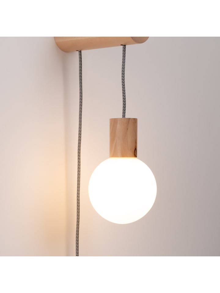 Nice Lamps Wandleuchte ARCADIA  schwarz mit Schalter H 67 cm günstig kaufen onesize