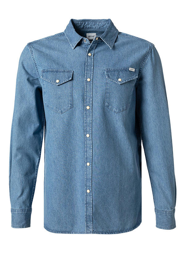 MUSTANG, Jeanshemd, Regular Fit, Baumwolle, hellblau