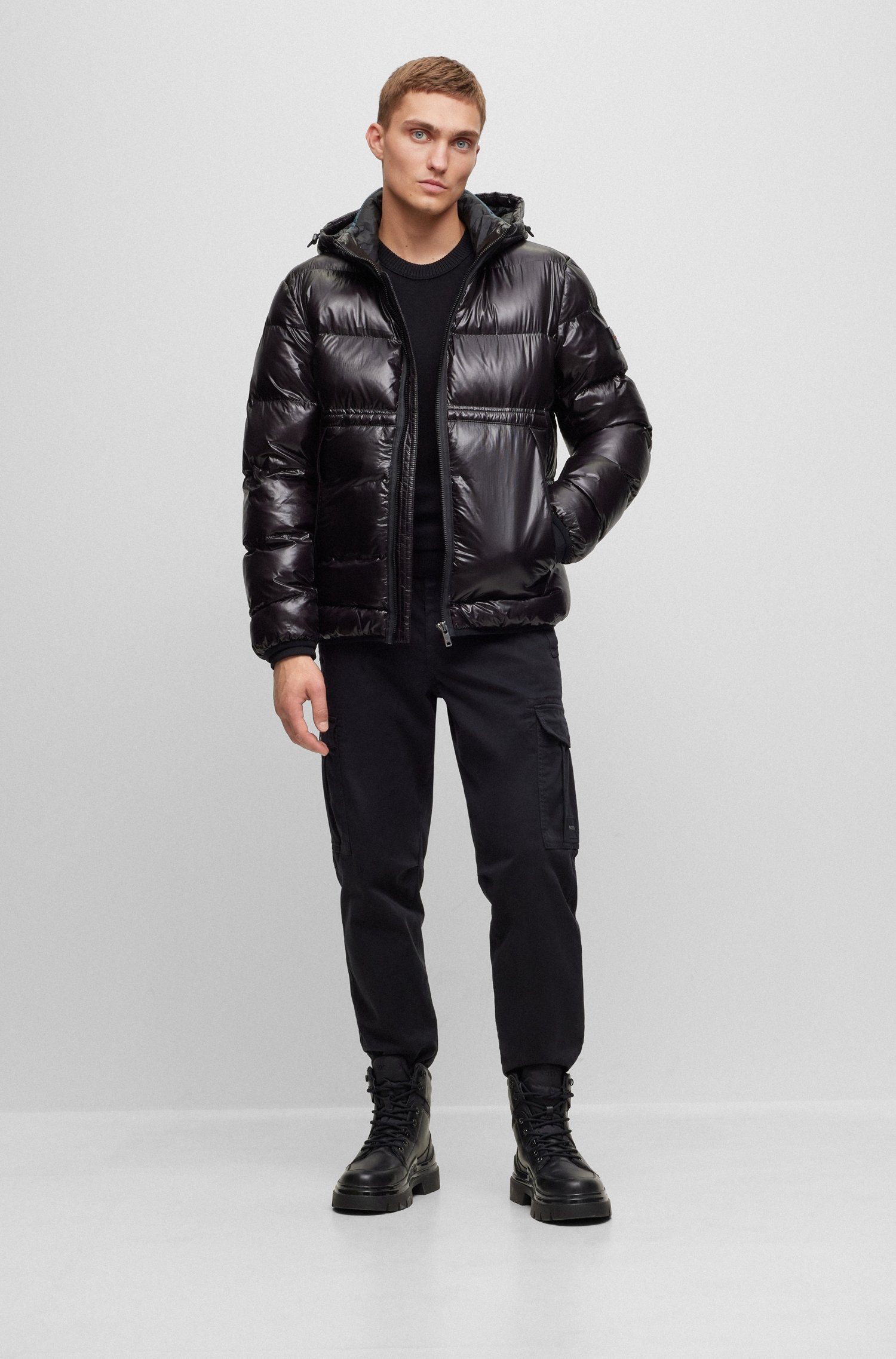 BOSS ORANGE Outdoorjacke Okobra mit großen Vordertaschen
