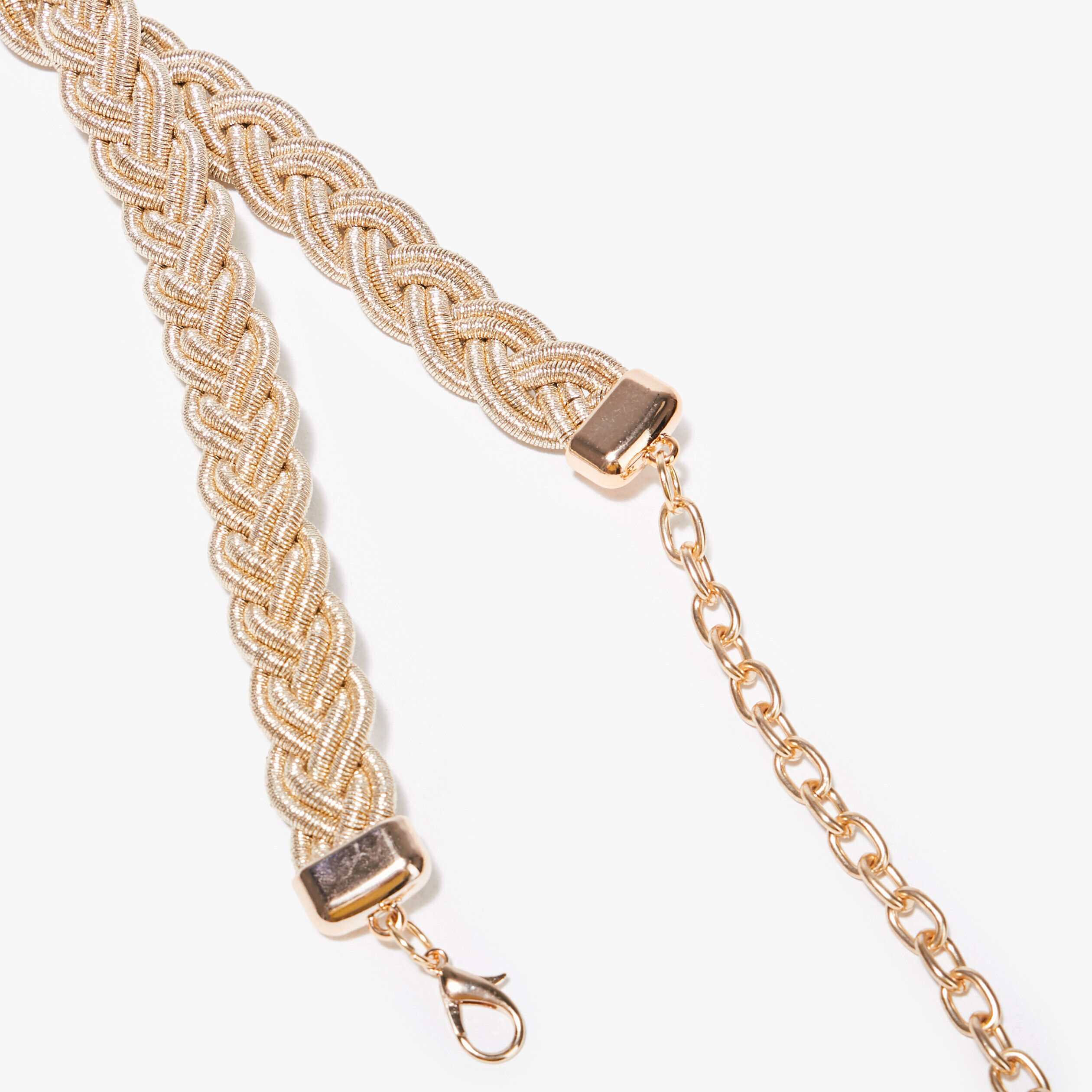 Ceinture tressée couleur or femme | Cache Cache