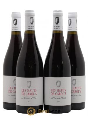 IGP Pays d'Hérault (Vin de Pays de l'Hérault) Les Hauts de Carol's Terrasse d'Elise (Domaine de la)  2013 - Lot de 4 Bouteilles