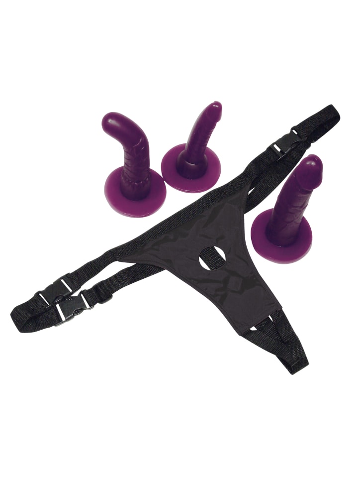 Bad Kitty Strap-On Set in lila günstig kaufen 17