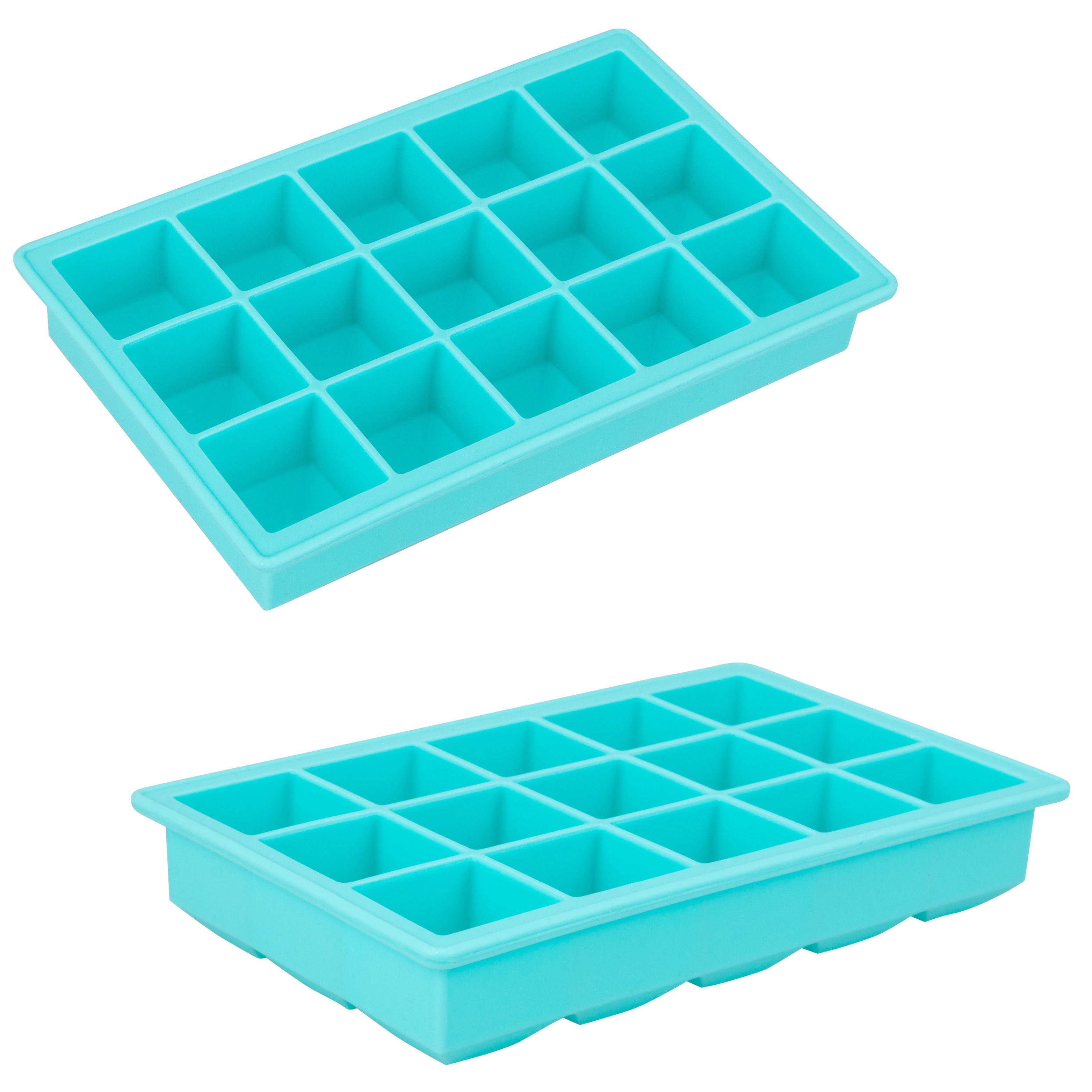 bremermann Eiswürfelbehälter Silikon Eiswürfelform, Silikon, (Set, 2-tlg)