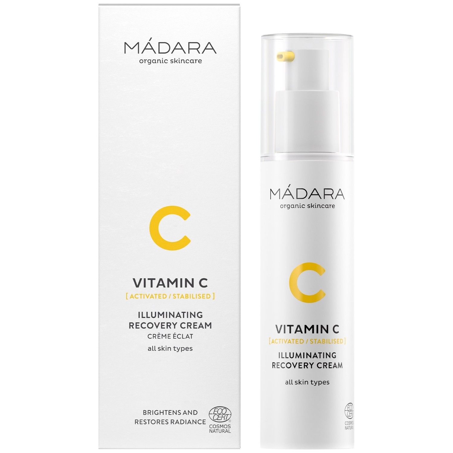 MÁDARA Regenerating Illuminating Cream with Vitamin C
