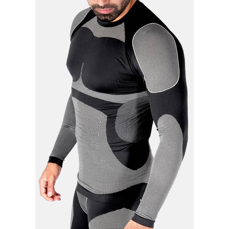 Black Snake Seamless Hemd Python Funktionsshirt Herren