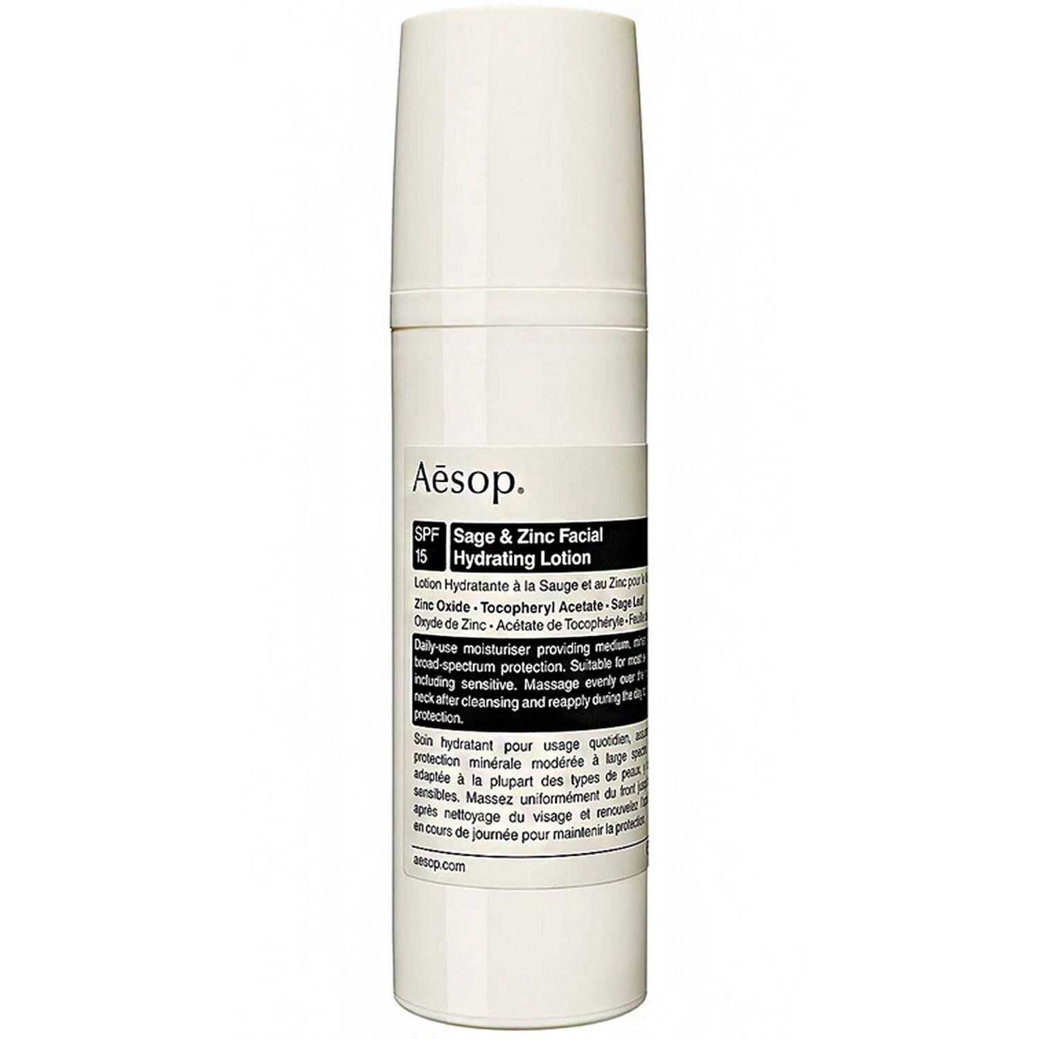 Aesop Sauge & Zinc Facial SFP15 Lotion hydratante pour le visage