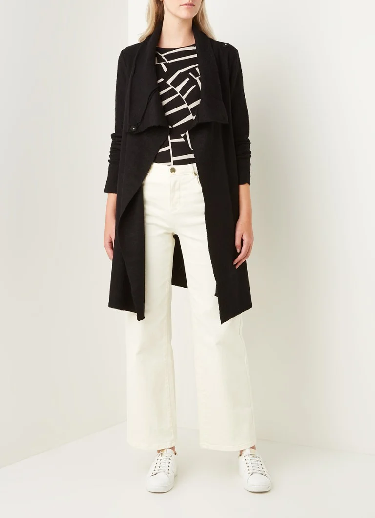 Cardigan Phase Eight Bellona din amestec de lână cu buzunare fantă