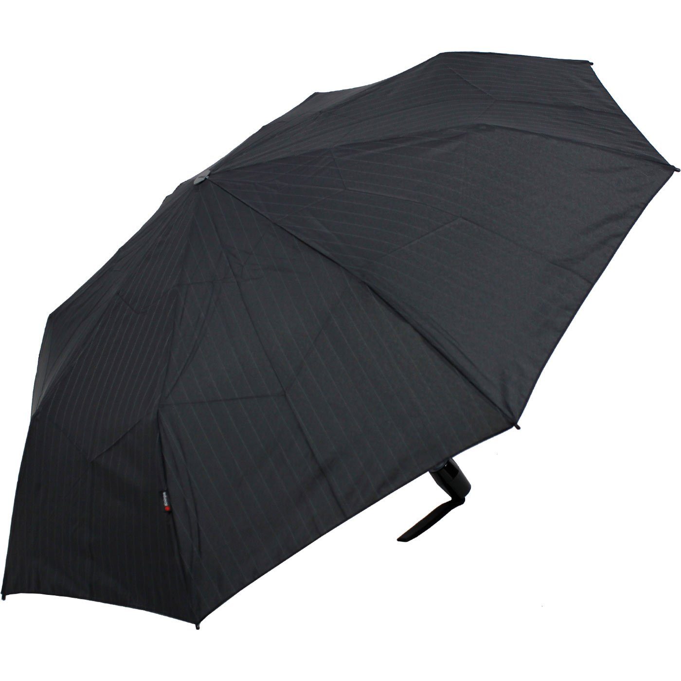 Knirps® Taschenregenschirm Knirps Regenschirm Fiber T2 Duomatic - Pinstripe, sturmfest