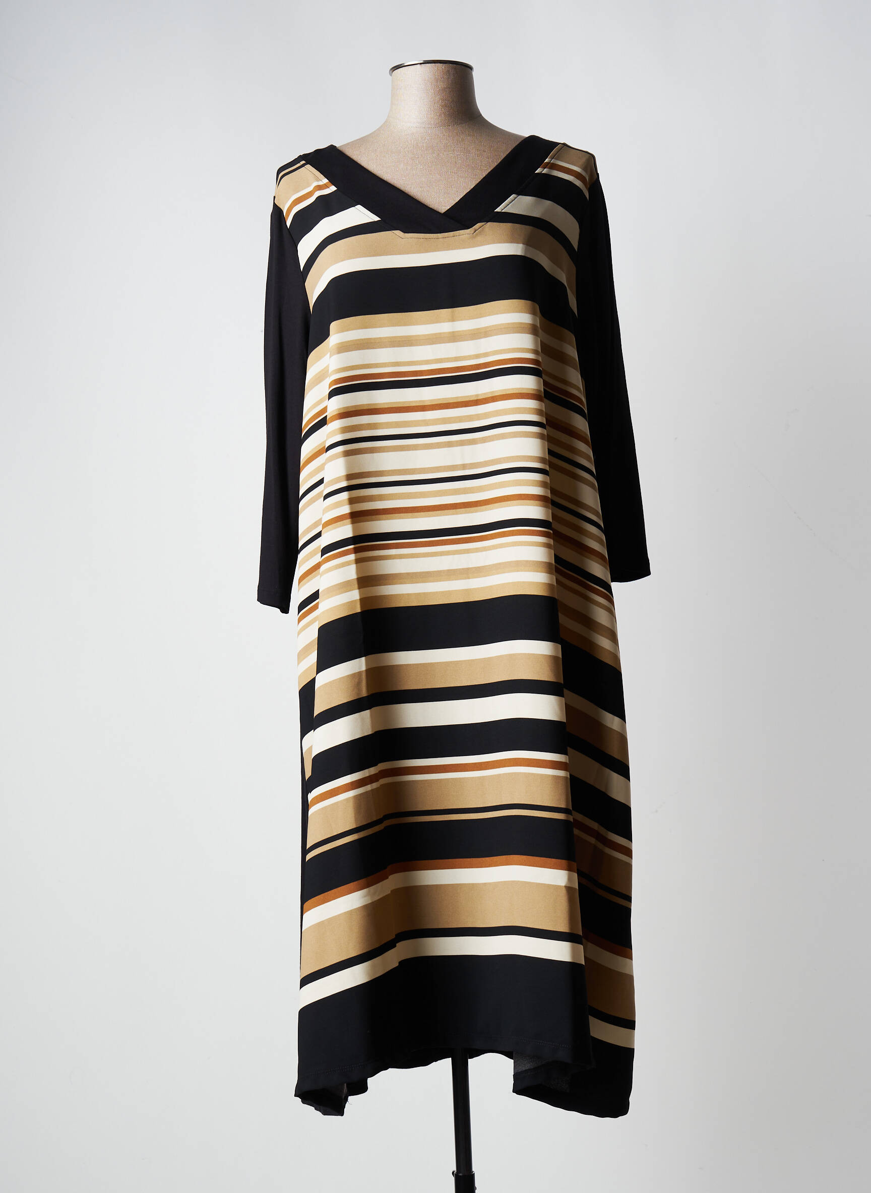 G Oze Robes Mi Longues Femme couleur noir