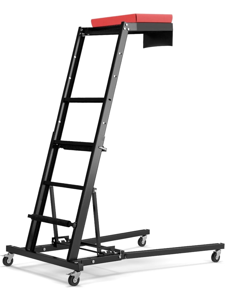 COSTWAY Werkstatthocker mit Leiter Höhenverstellbar in Schwarz günstig kaufen onesize