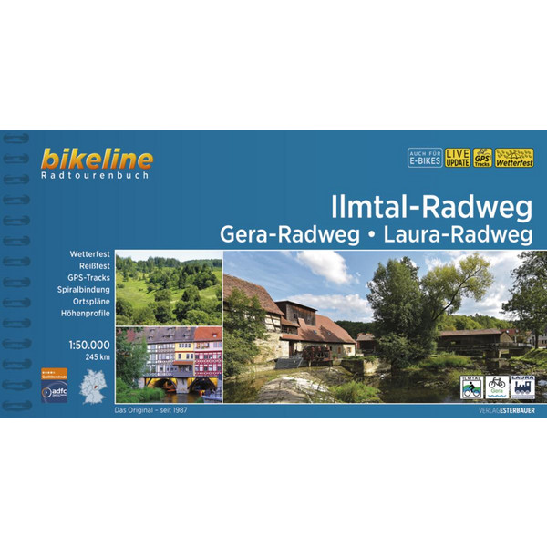 ILMTAL-RADWEG . GERA-RADWEG . LAURA-RADWEG - Radwanderführer