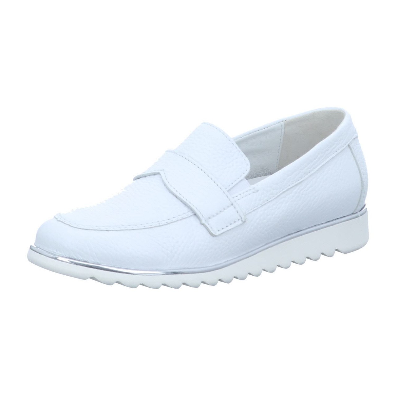 WALDLÄUFER Sportliche Slipper weiss