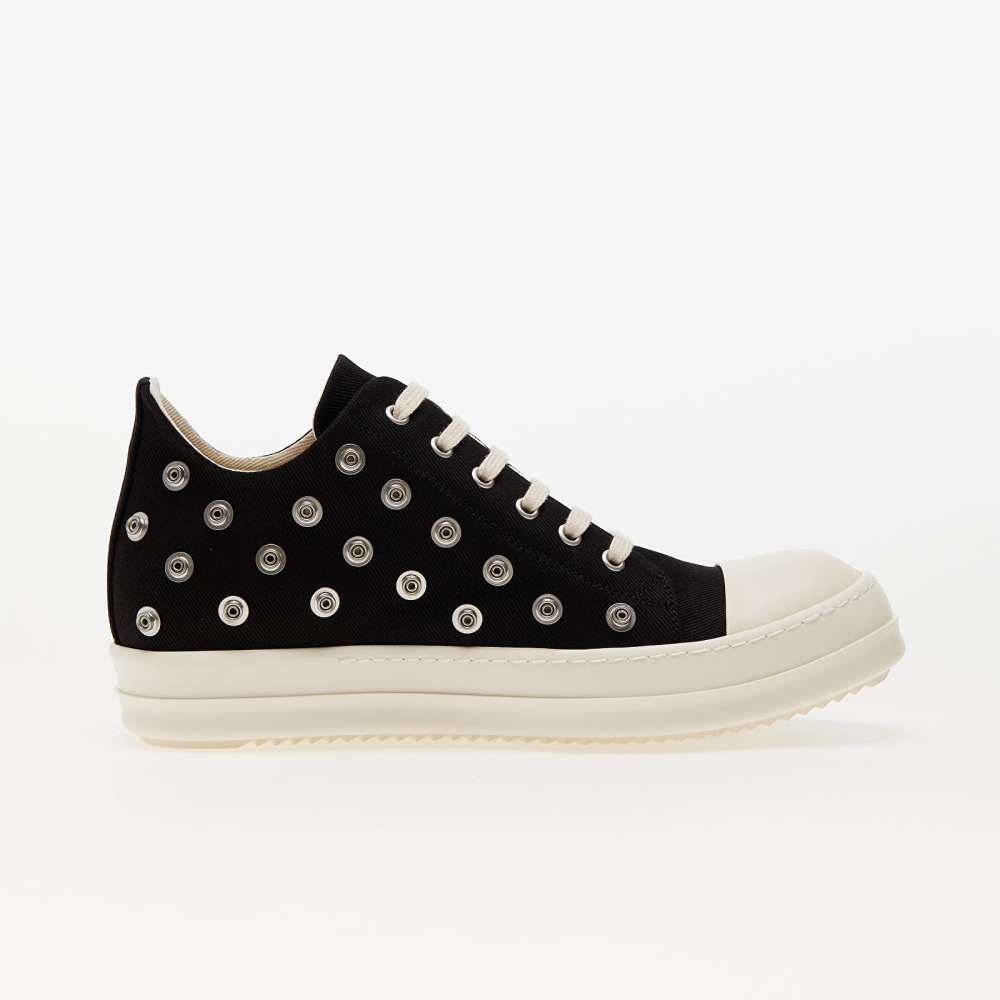 Rick Owens Denim Shoes Low Sneaks Milk DU02C5802 DOES2 911 / schwarz