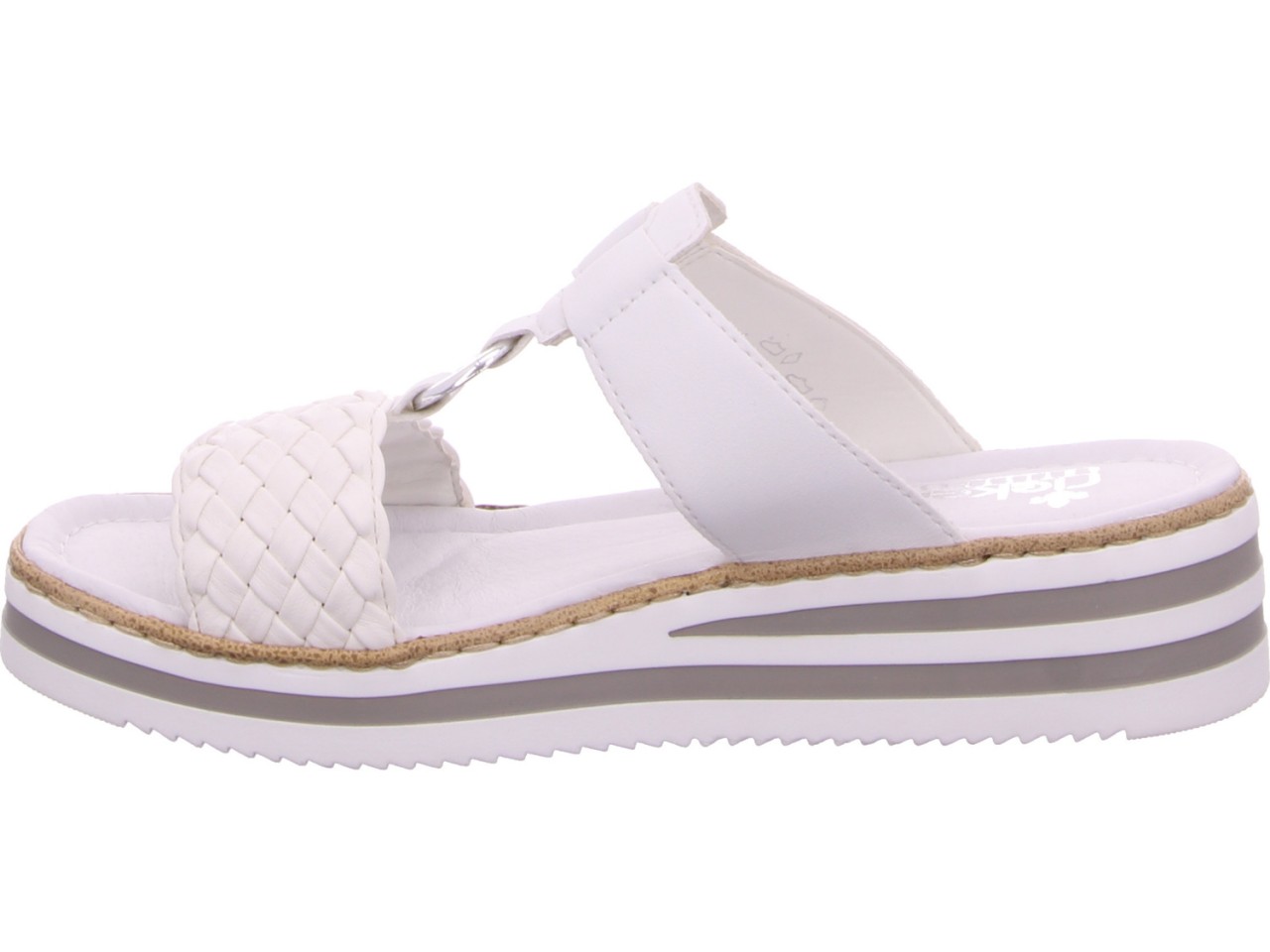 RIEKER Klassische Sandalen weiss