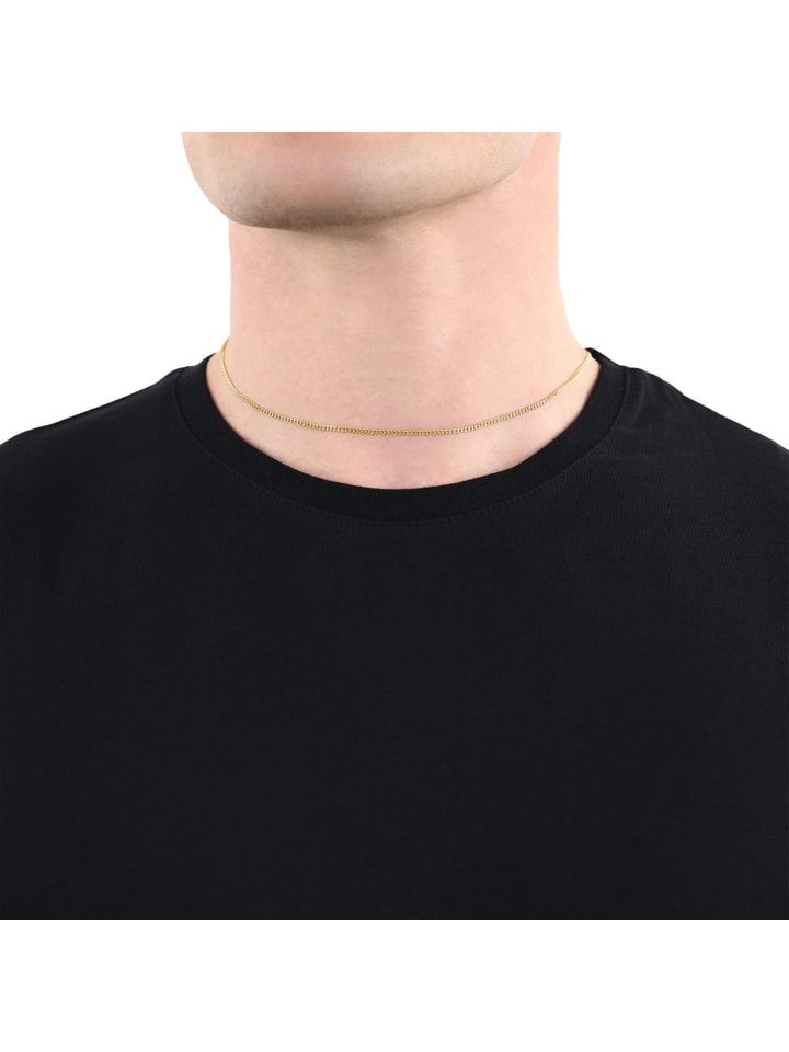 Amor Collier Edelstahl, IP Gold in Gold günstig kaufen 45 cm