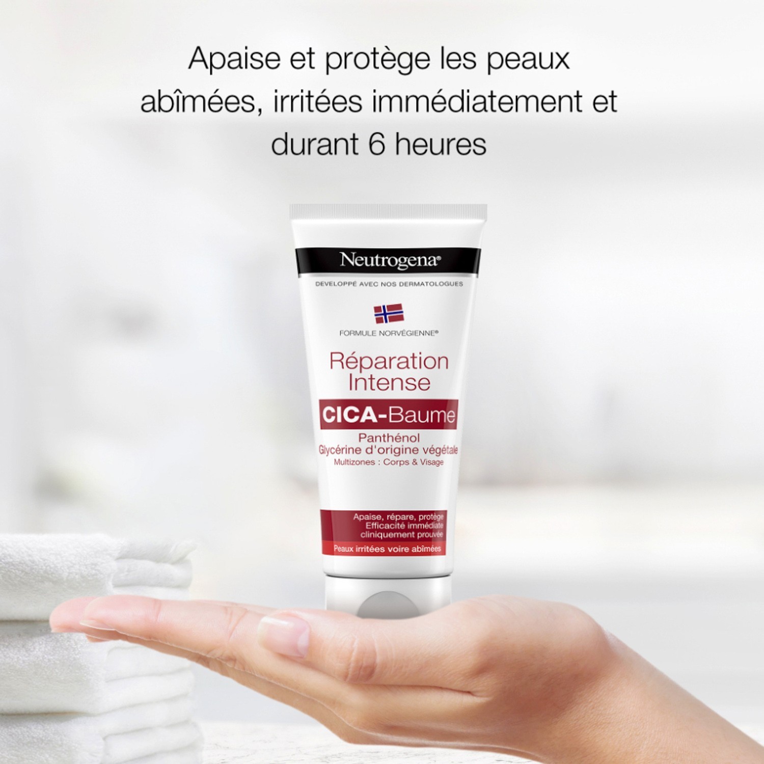 Bálsamo Reparador Intensivo CICA Neutrogena Fórmula Norueguesa para Corpo e Rosto