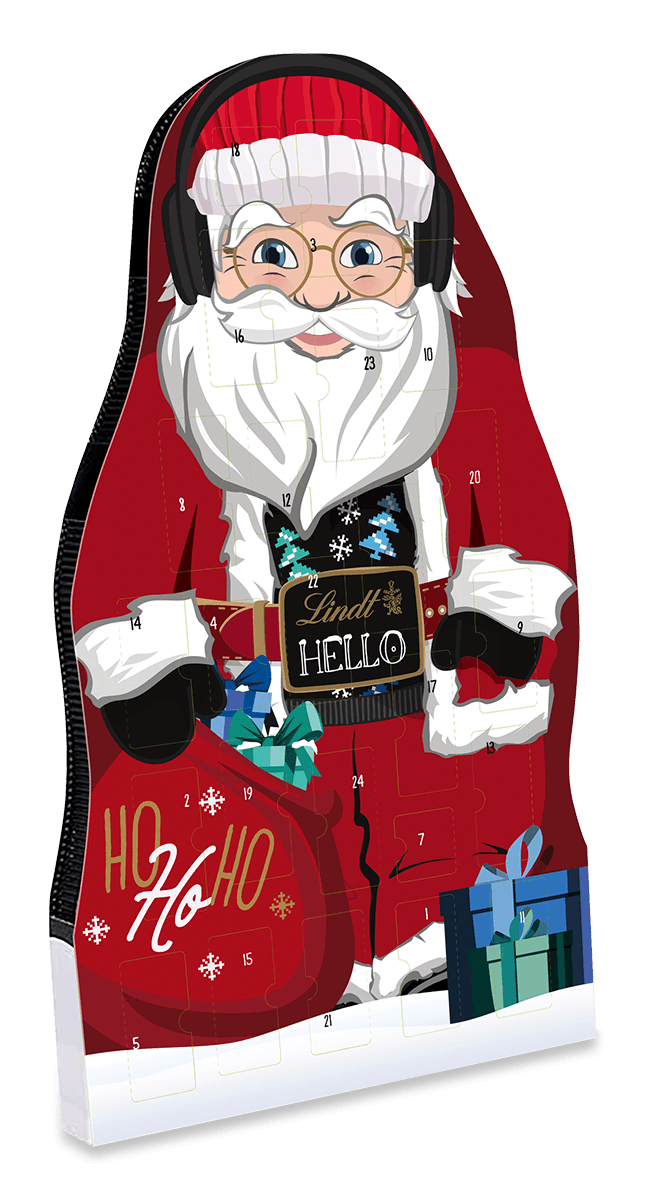 HELLO Adventskalender Santa, 234g