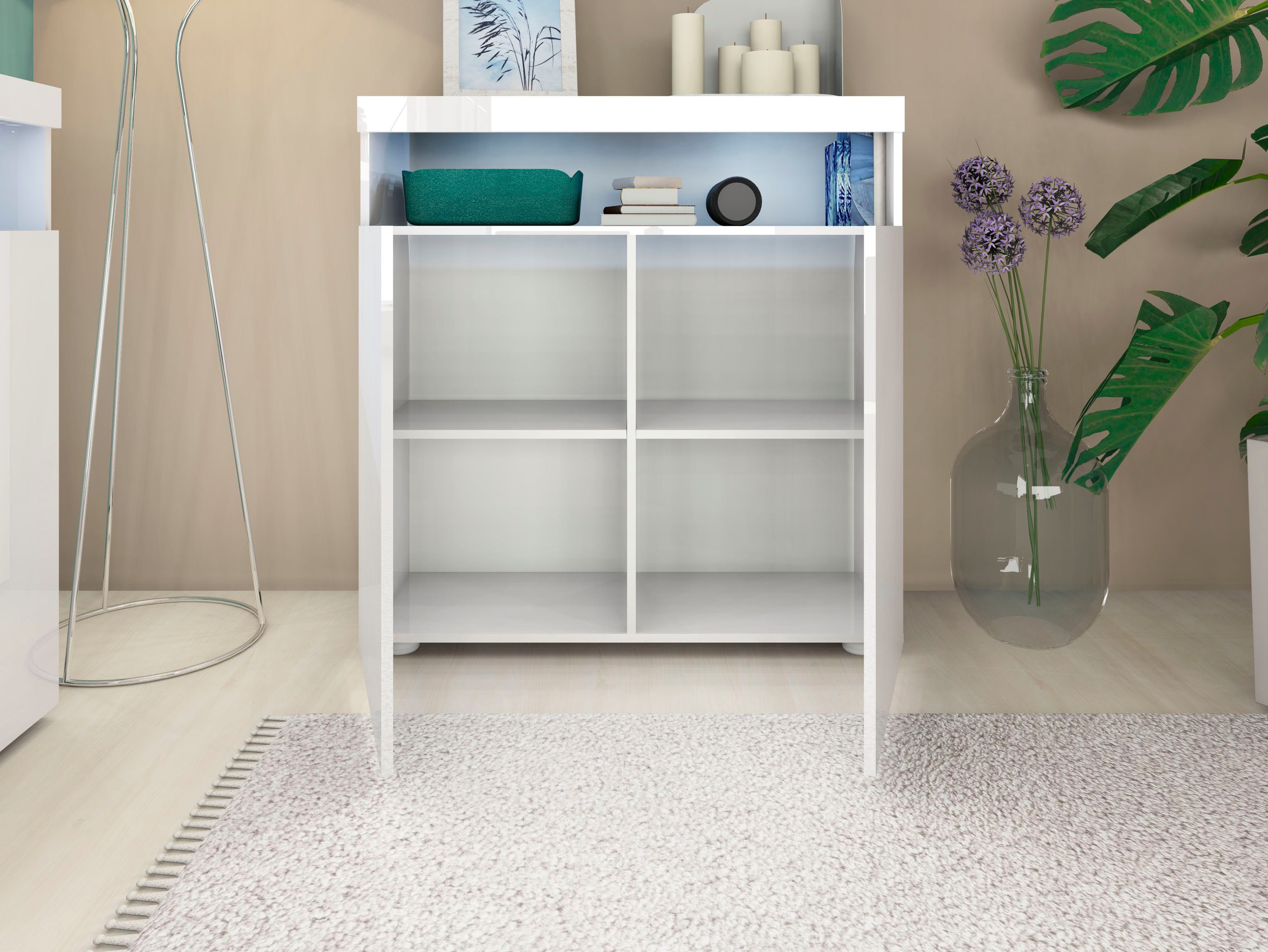borchardt Möbel Highboard Kapstadt, Breite 107 cm